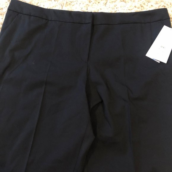 NWT Rekucci Curvy Woman Plus Pants Size W22 360 Degree Stretch Cotton Black - Picture 3 of 8